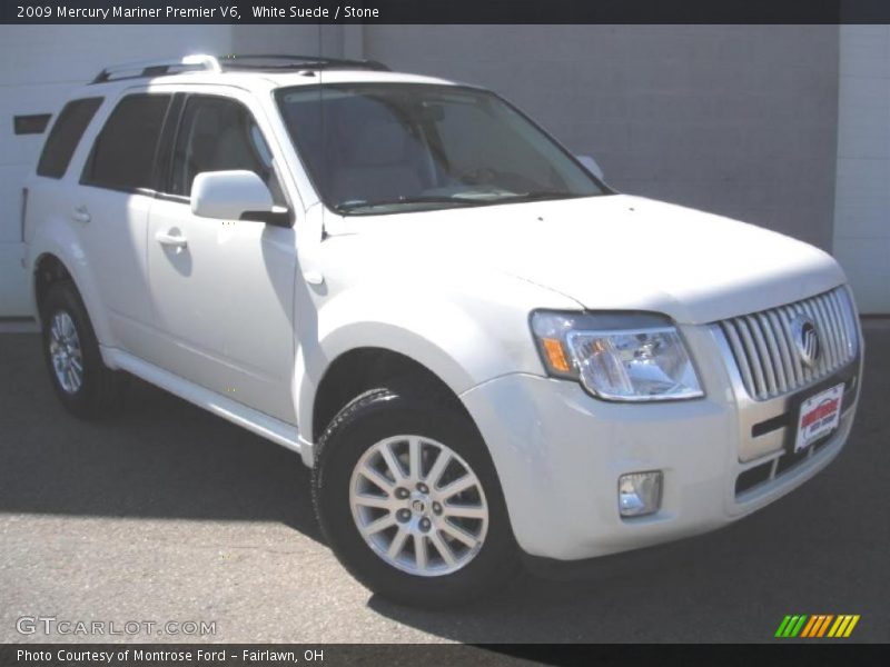 White Suede / Stone 2009 Mercury Mariner Premier V6