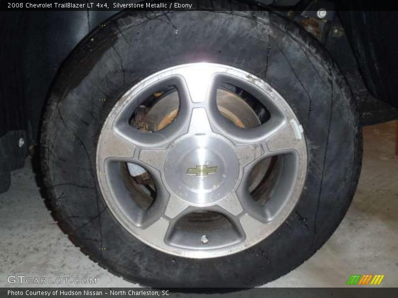 Silverstone Metallic / Ebony 2008 Chevrolet TrailBlazer LT 4x4