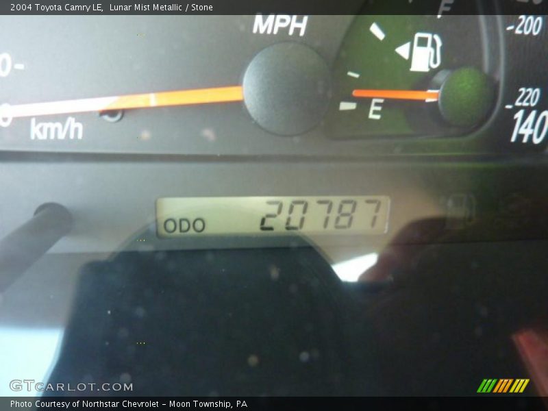 Lunar Mist Metallic / Stone 2004 Toyota Camry LE