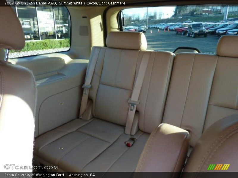 Summit White / Cocoa/Light Cashmere 2007 GMC Yukon Denali AWD