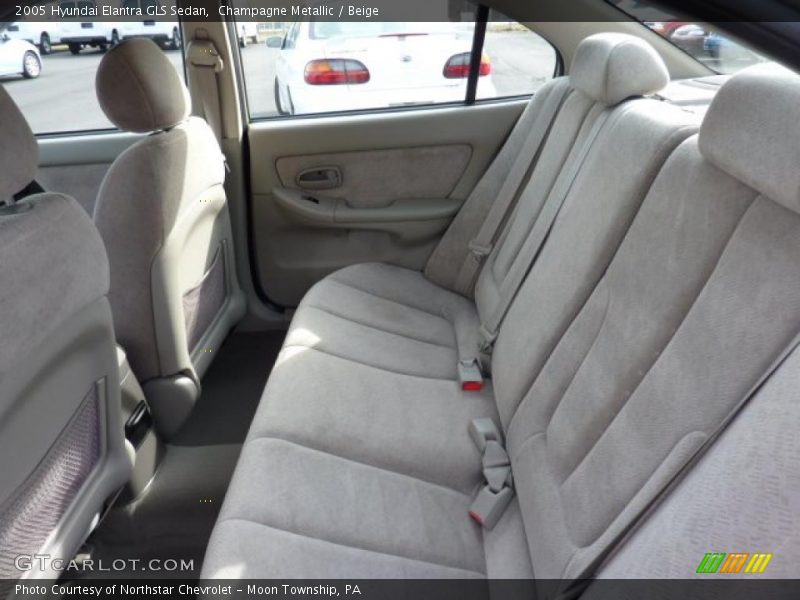  2005 Elantra GLS Sedan Beige Interior