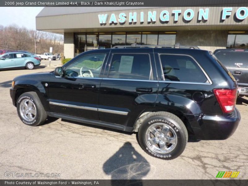 Black / Dark Khaki/Light Graystone 2006 Jeep Grand Cherokee Limited 4x4
