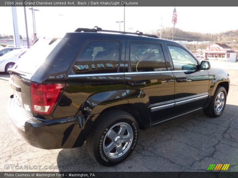 Black / Dark Khaki/Light Graystone 2006 Jeep Grand Cherokee Limited 4x4