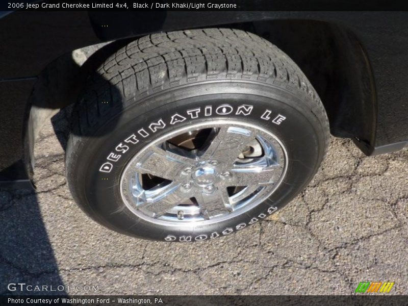 Black / Dark Khaki/Light Graystone 2006 Jeep Grand Cherokee Limited 4x4