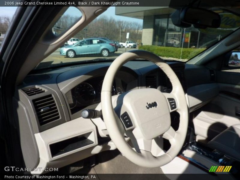 Black / Dark Khaki/Light Graystone 2006 Jeep Grand Cherokee Limited 4x4