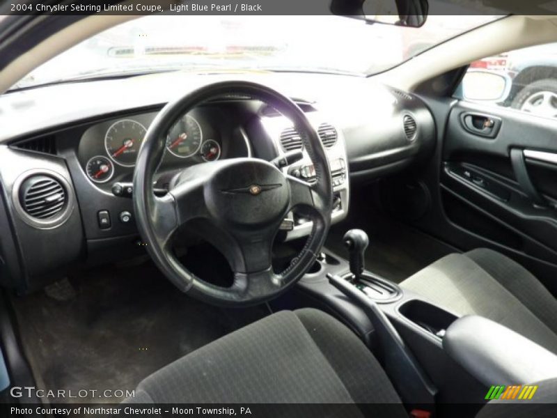 Black Interior - 2004 Sebring Limited Coupe 