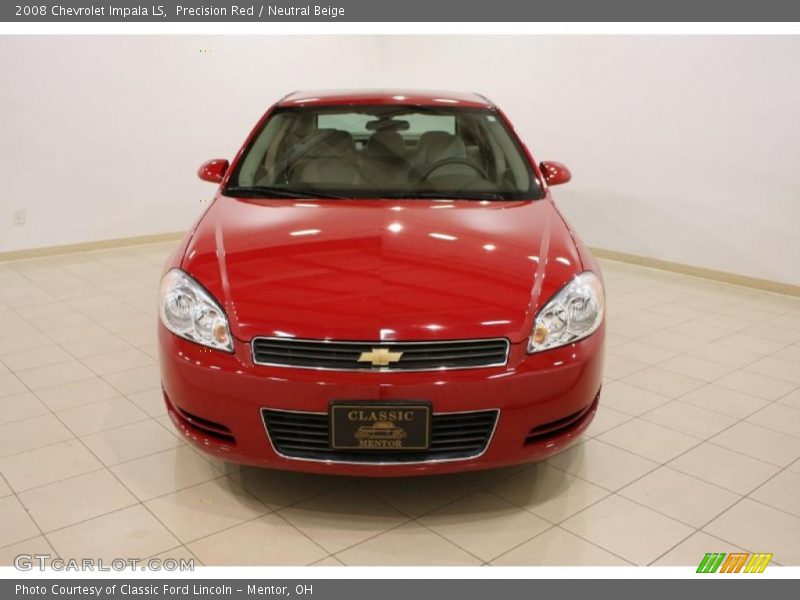 Precision Red / Neutral Beige 2008 Chevrolet Impala LS