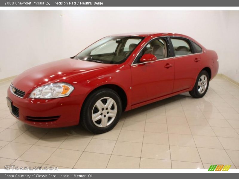 Precision Red / Neutral Beige 2008 Chevrolet Impala LS