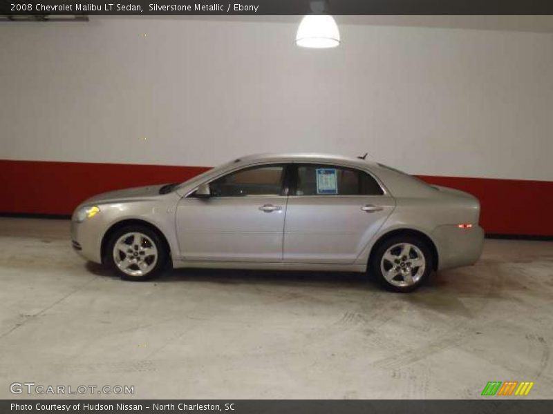 Silverstone Metallic / Ebony 2008 Chevrolet Malibu LT Sedan