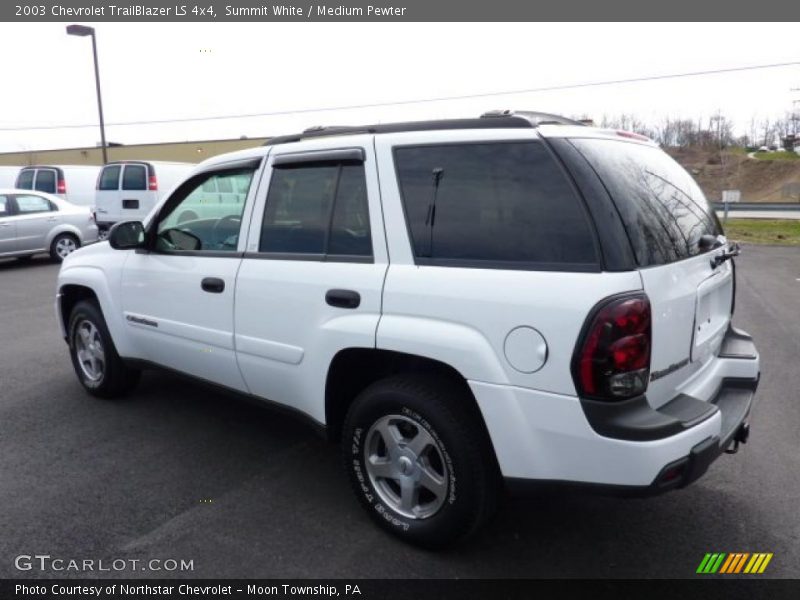 Summit White / Medium Pewter 2003 Chevrolet TrailBlazer LS 4x4