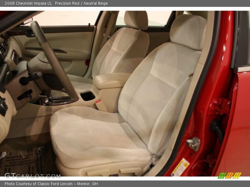 Precision Red / Neutral Beige 2008 Chevrolet Impala LS
