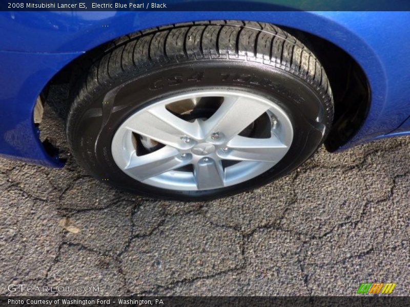 Electric Blue Pearl / Black 2008 Mitsubishi Lancer ES