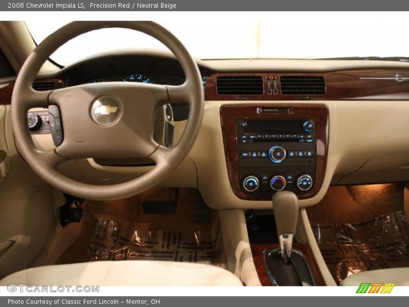 Precision Red / Neutral Beige 2008 Chevrolet Impala LS