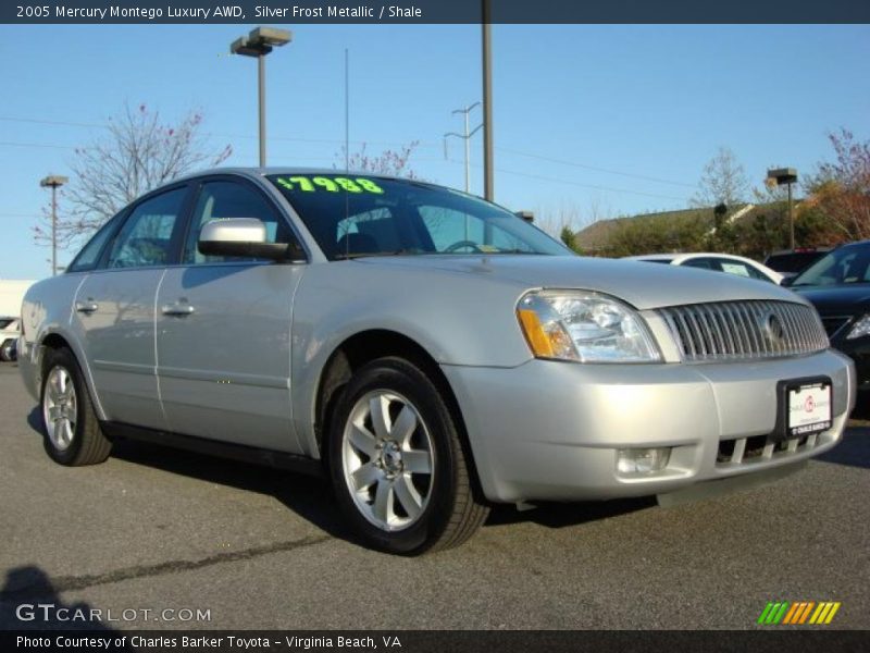 Silver Frost Metallic / Shale 2005 Mercury Montego Luxury AWD