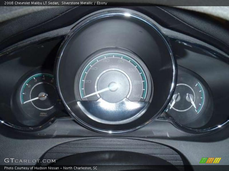 Silverstone Metallic / Ebony 2008 Chevrolet Malibu LT Sedan