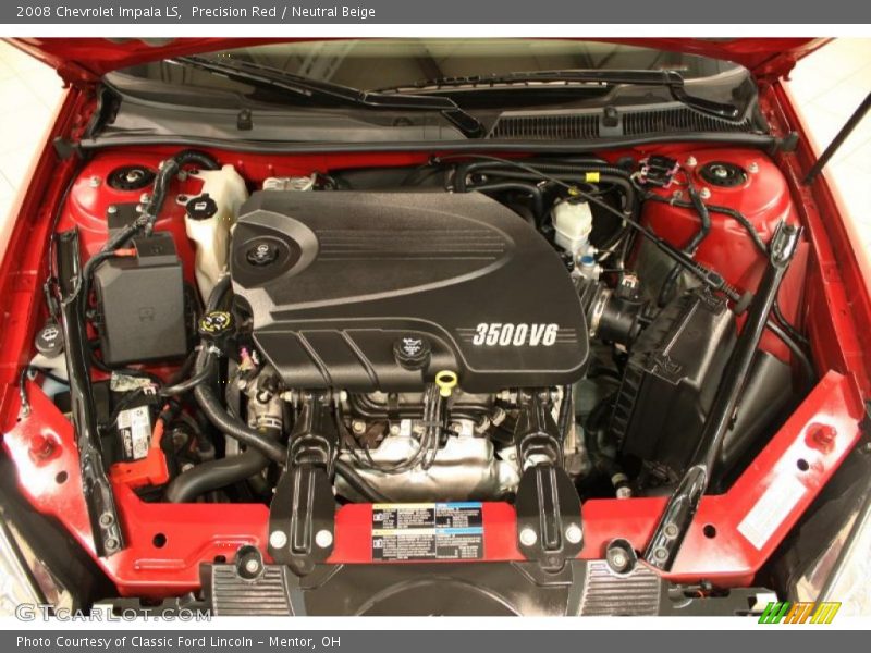 Precision Red / Neutral Beige 2008 Chevrolet Impala LS