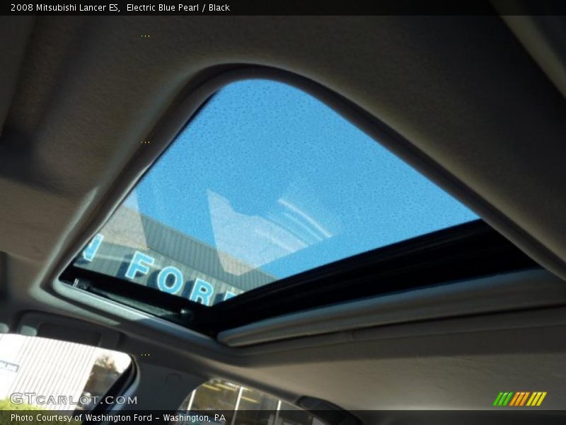 Electric Blue Pearl / Black 2008 Mitsubishi Lancer ES