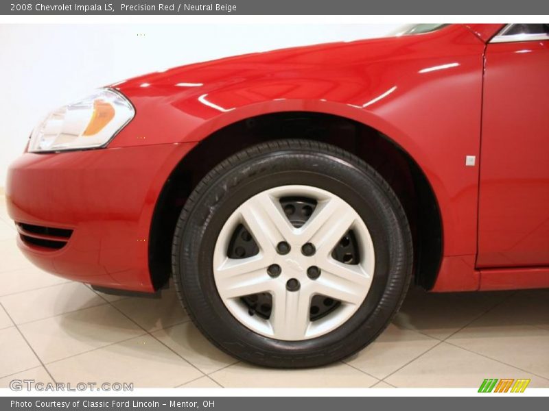 Precision Red / Neutral Beige 2008 Chevrolet Impala LS