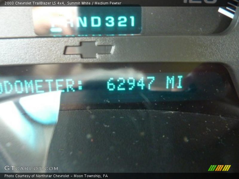 Summit White / Medium Pewter 2003 Chevrolet TrailBlazer LS 4x4