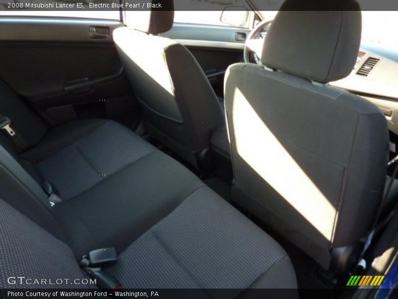 Electric Blue Pearl / Black 2008 Mitsubishi Lancer ES