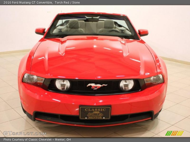 Torch Red / Stone 2010 Ford Mustang GT Convertible