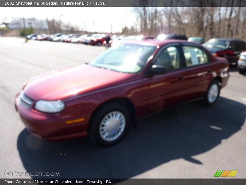 Redfire Metallic / Neutral 2002 Chevrolet Malibu Sedan