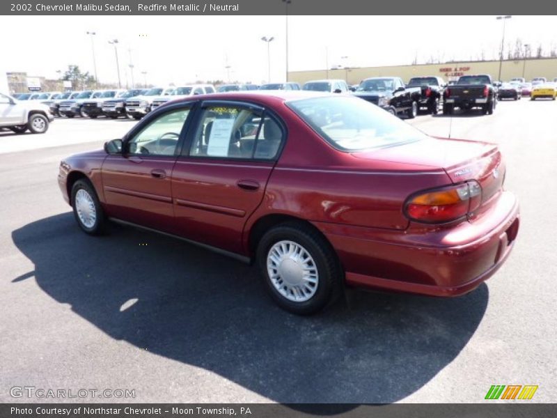 Redfire Metallic / Neutral 2002 Chevrolet Malibu Sedan