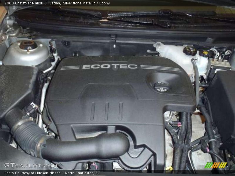 Silverstone Metallic / Ebony 2008 Chevrolet Malibu LT Sedan