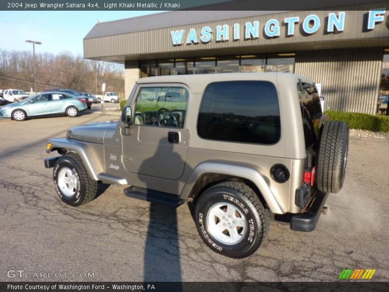 Light Khaki Metallic / Khaki 2004 Jeep Wrangler Sahara 4x4