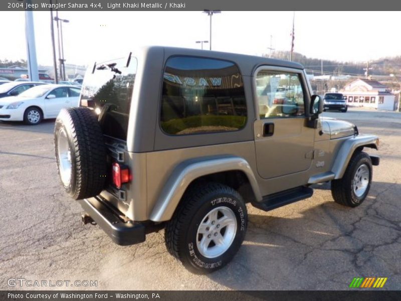 Light Khaki Metallic / Khaki 2004 Jeep Wrangler Sahara 4x4
