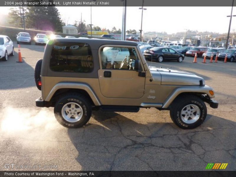 Light Khaki Metallic / Khaki 2004 Jeep Wrangler Sahara 4x4