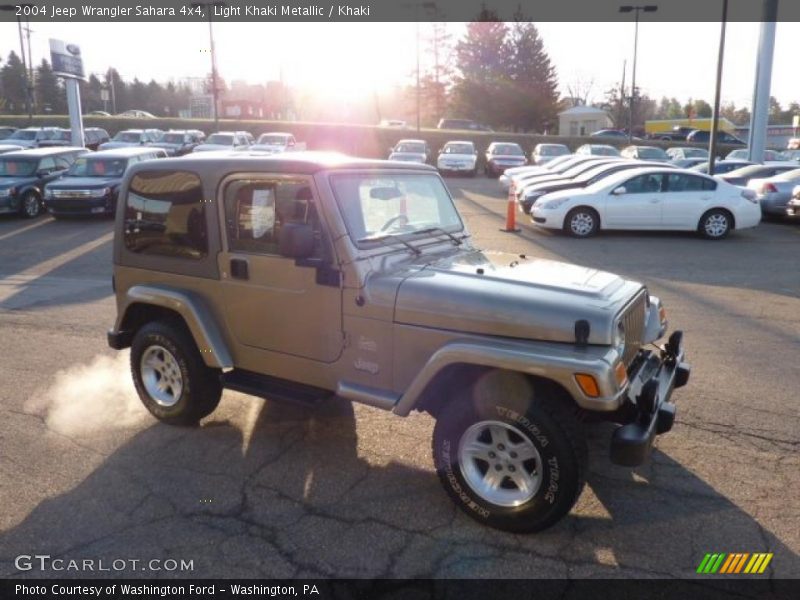 Light Khaki Metallic / Khaki 2004 Jeep Wrangler Sahara 4x4