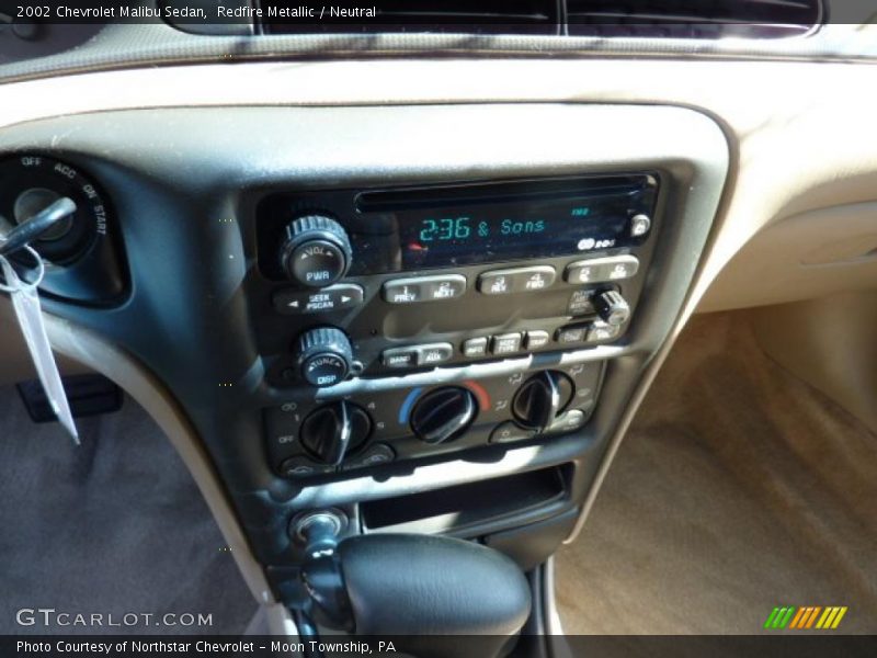 Redfire Metallic / Neutral 2002 Chevrolet Malibu Sedan