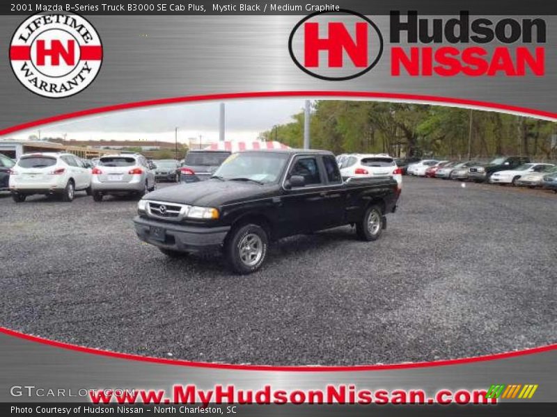Mystic Black / Medium Graphite 2001 Mazda B-Series Truck B3000 SE Cab Plus