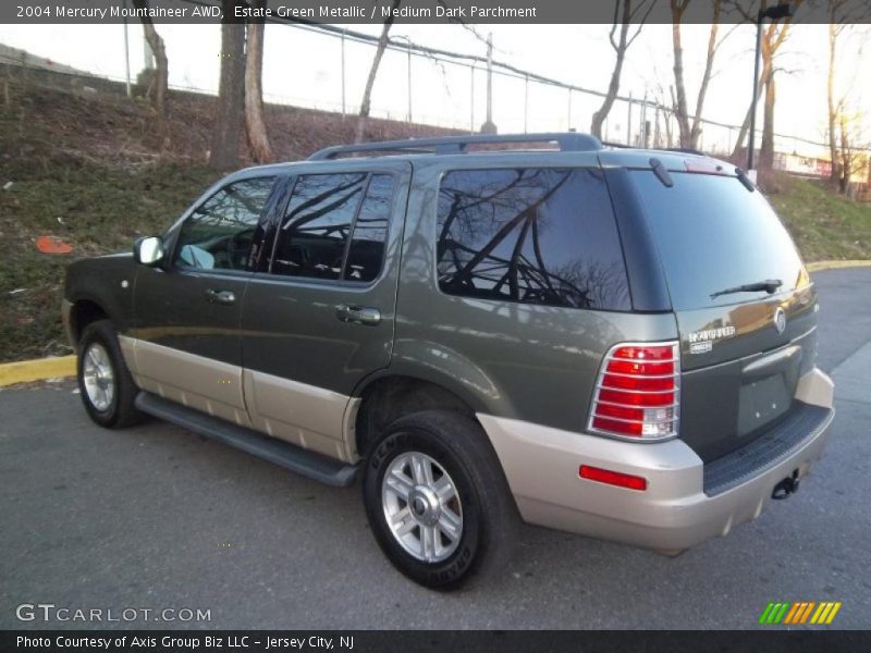 Estate Green Metallic / Medium Dark Parchment 2004 Mercury Mountaineer AWD