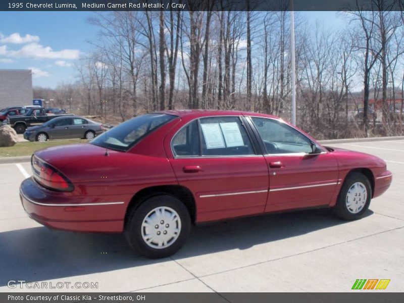 Medium Garnet Red Metallic / Gray 1995 Chevrolet Lumina