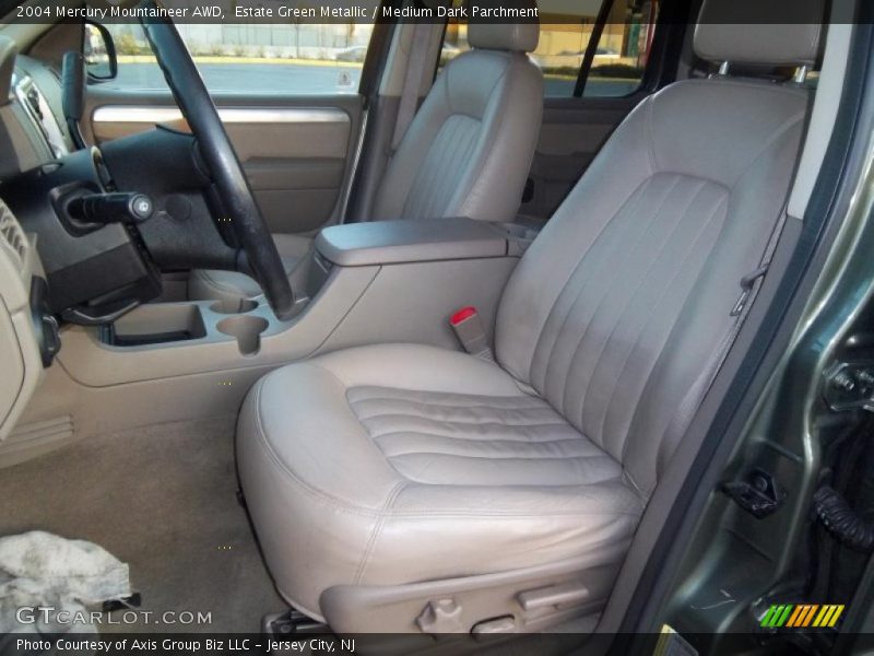 Estate Green Metallic / Medium Dark Parchment 2004 Mercury Mountaineer AWD