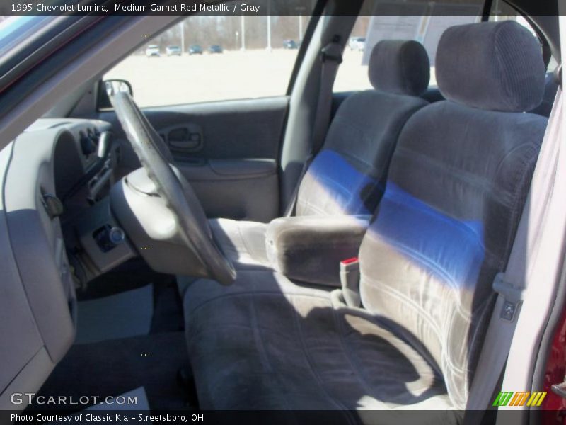 Medium Garnet Red Metallic / Gray 1995 Chevrolet Lumina