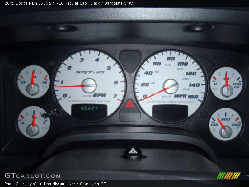  2005 Ram 1500 SRT-10 Regular Cab SRT-10 Regular Cab Gauges