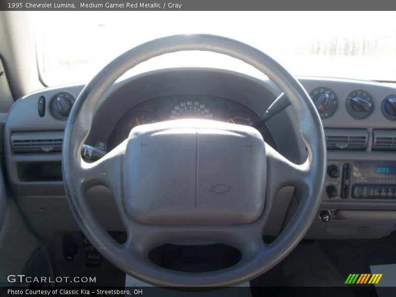 Medium Garnet Red Metallic / Gray 1995 Chevrolet Lumina