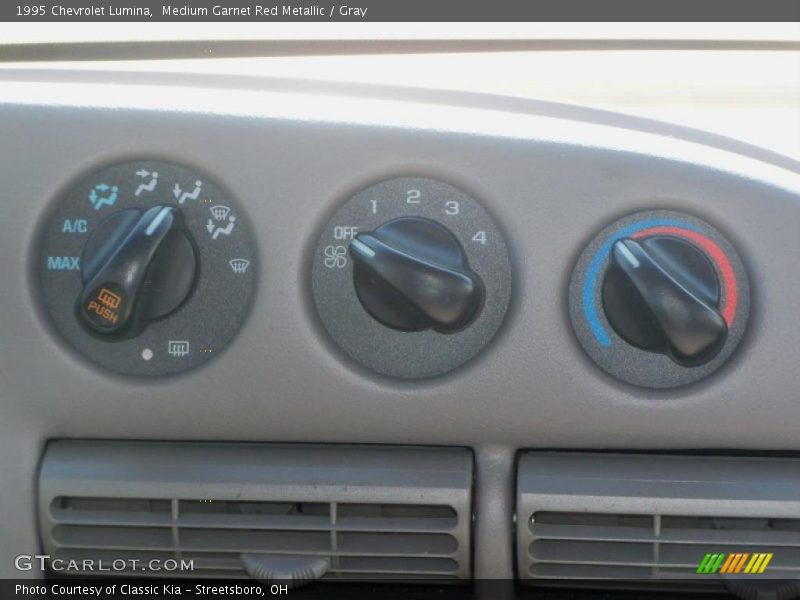 Medium Garnet Red Metallic / Gray 1995 Chevrolet Lumina