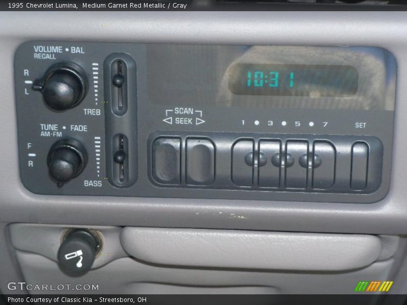 Medium Garnet Red Metallic / Gray 1995 Chevrolet Lumina