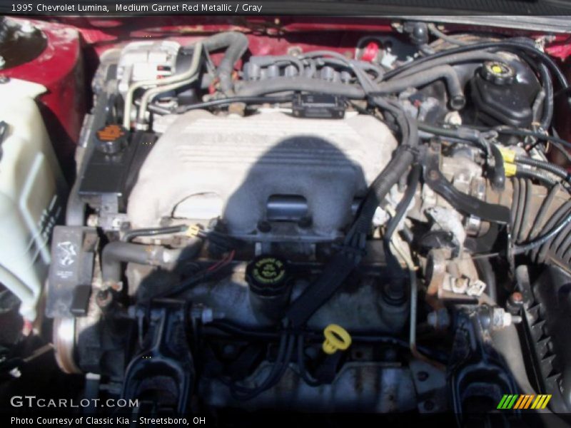 Medium Garnet Red Metallic / Gray 1995 Chevrolet Lumina