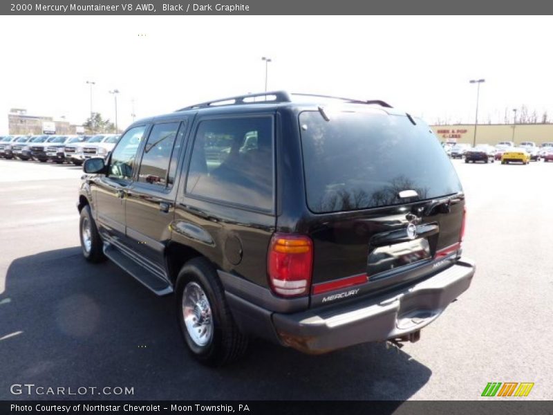 Black / Dark Graphite 2000 Mercury Mountaineer V8 AWD