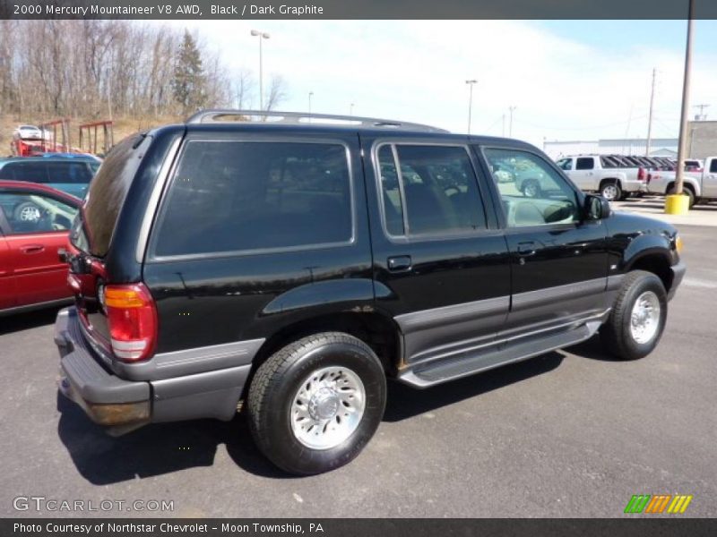 Black / Dark Graphite 2000 Mercury Mountaineer V8 AWD