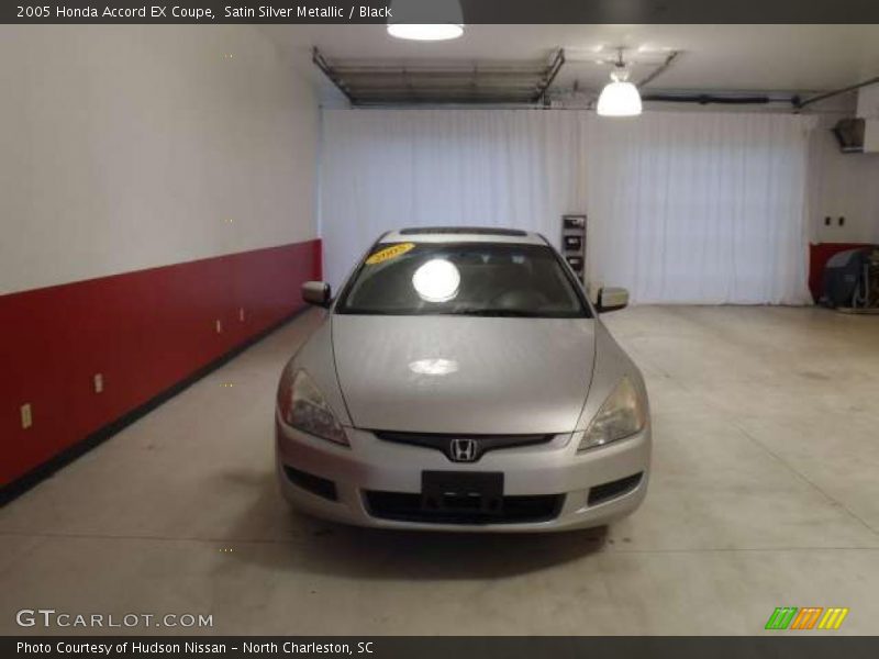 Satin Silver Metallic / Black 2005 Honda Accord EX Coupe