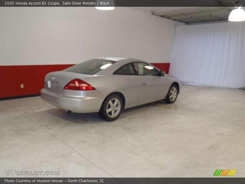 Satin Silver Metallic / Black 2005 Honda Accord EX Coupe