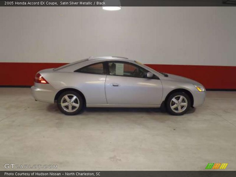 Satin Silver Metallic / Black 2005 Honda Accord EX Coupe