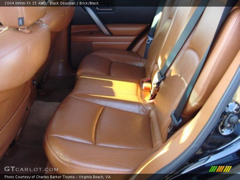 Black Obsidian / Brick/Black 2004 Infiniti FX 35 AWD