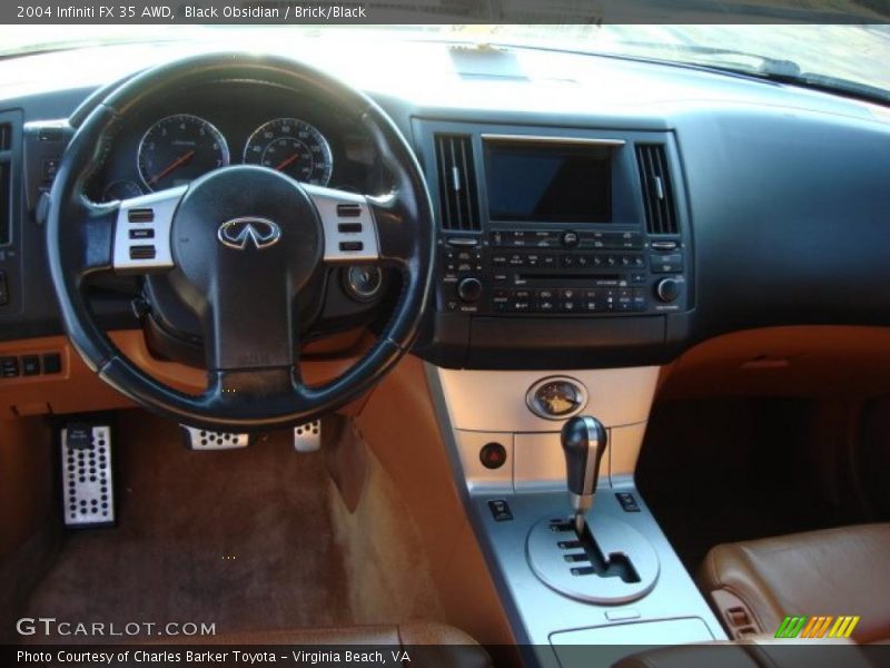 Black Obsidian / Brick/Black 2004 Infiniti FX 35 AWD